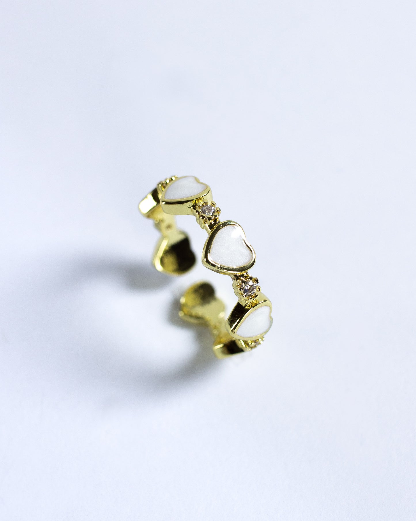 Anillo Ajustable Corazones