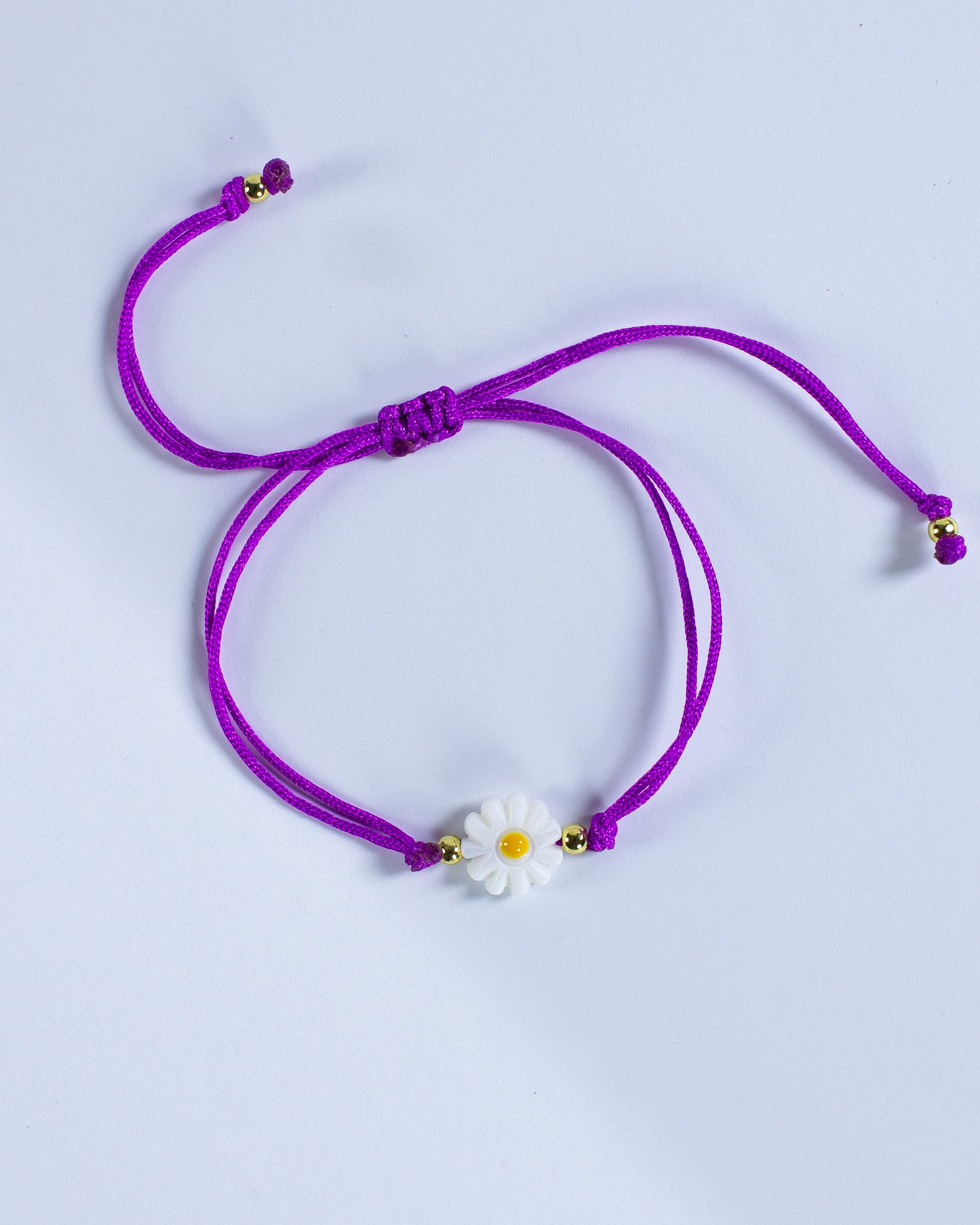 Brazalete Margarita Hilo Morado