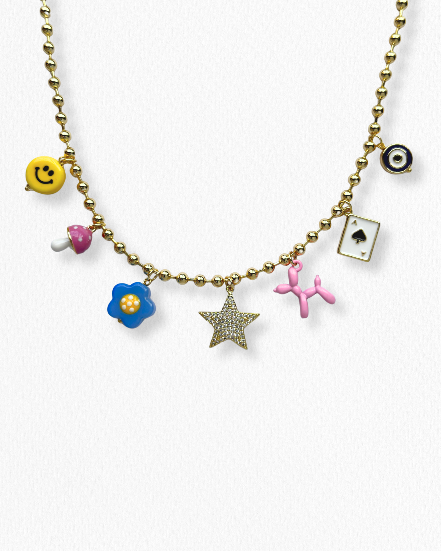 Collar Multicharms Confetti