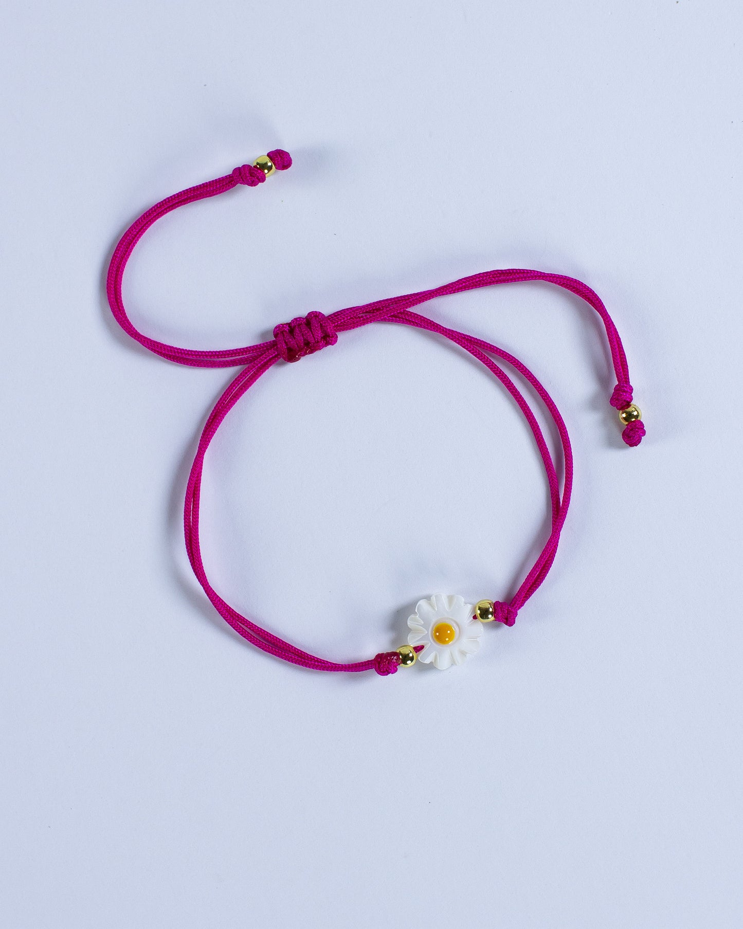 Brazalete Margarita Hilo Fucsia
