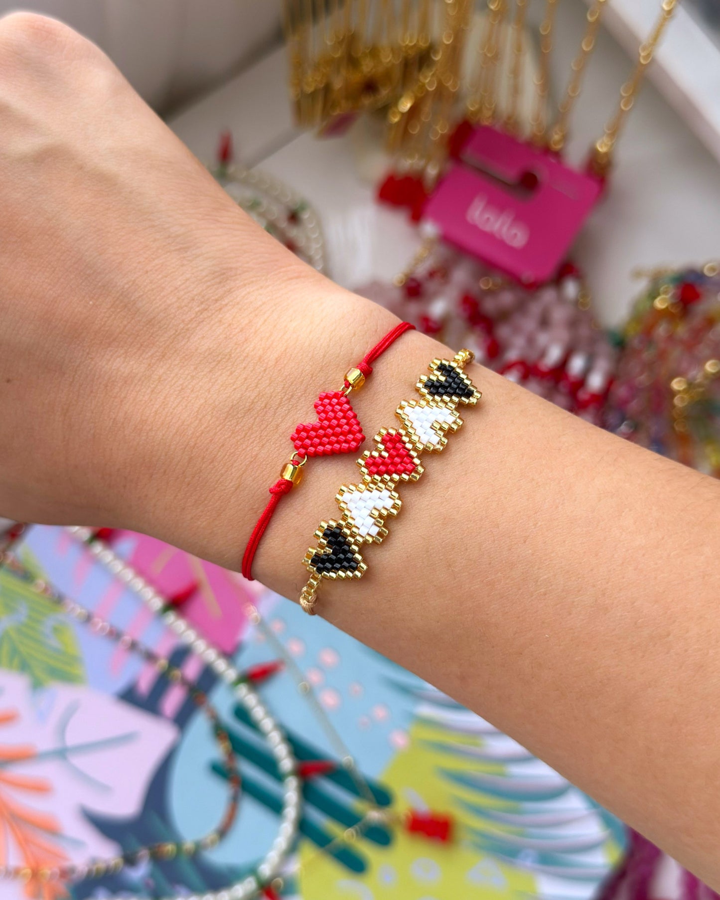 Brazalete Corazones