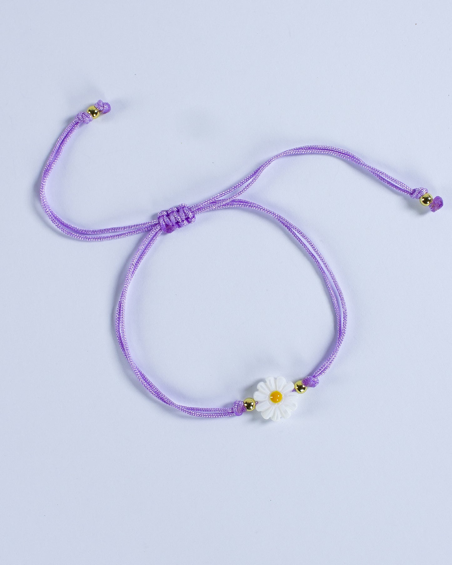 Brazalete Margarita Hilo Lila