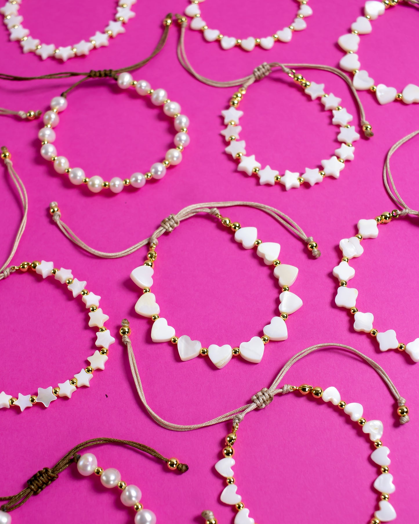 Brazalete Corazón Nácar