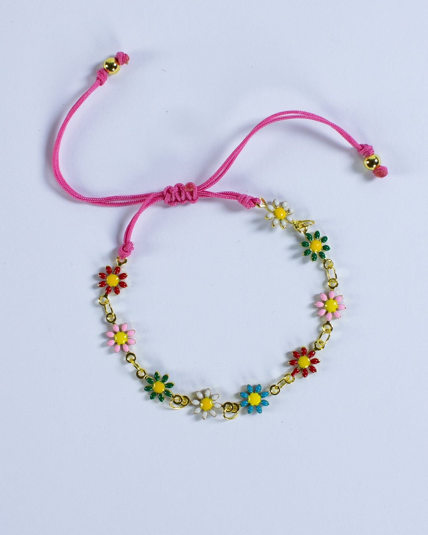 Brazalete flores multicolor