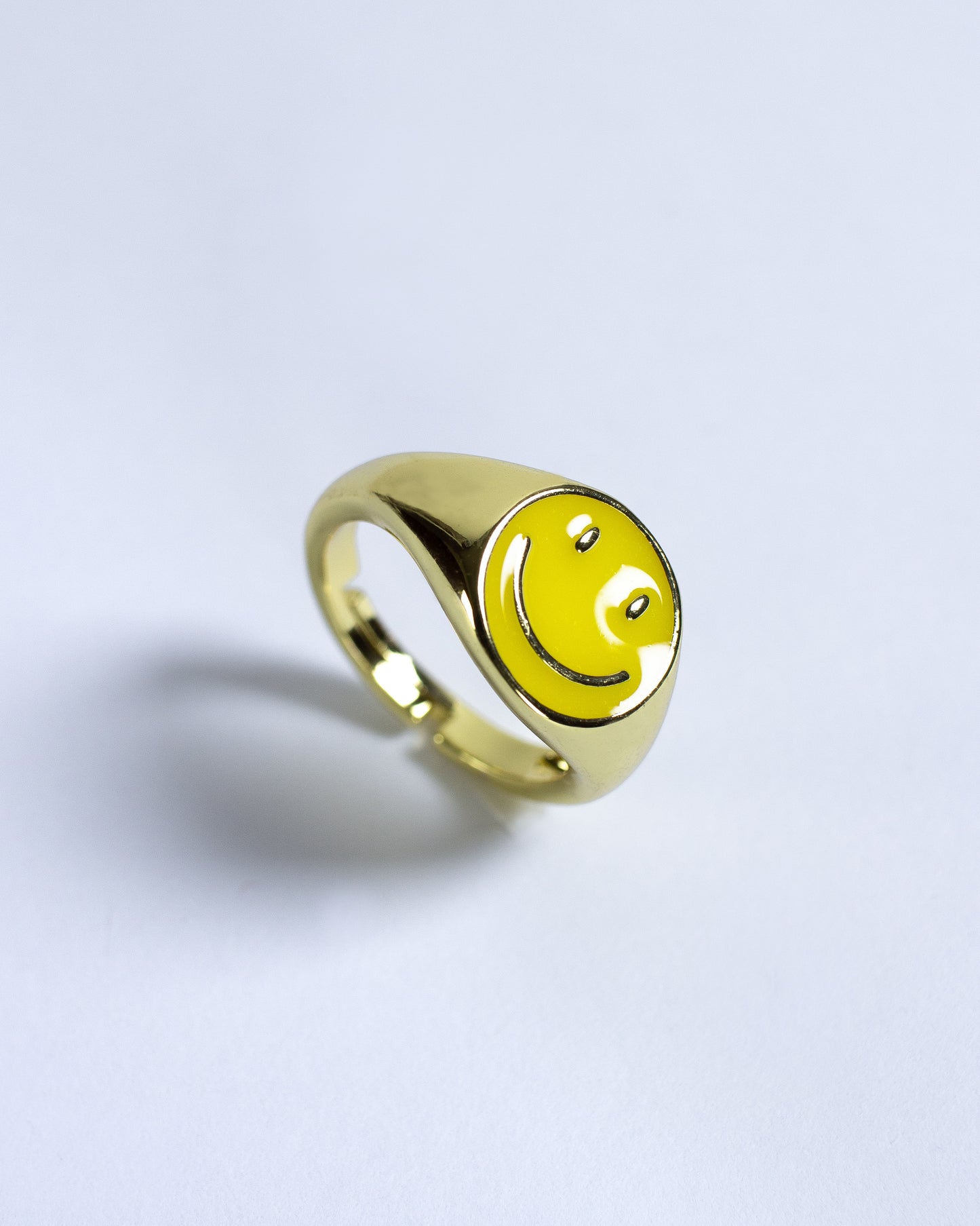 Anillo Ajustable Smiley Face