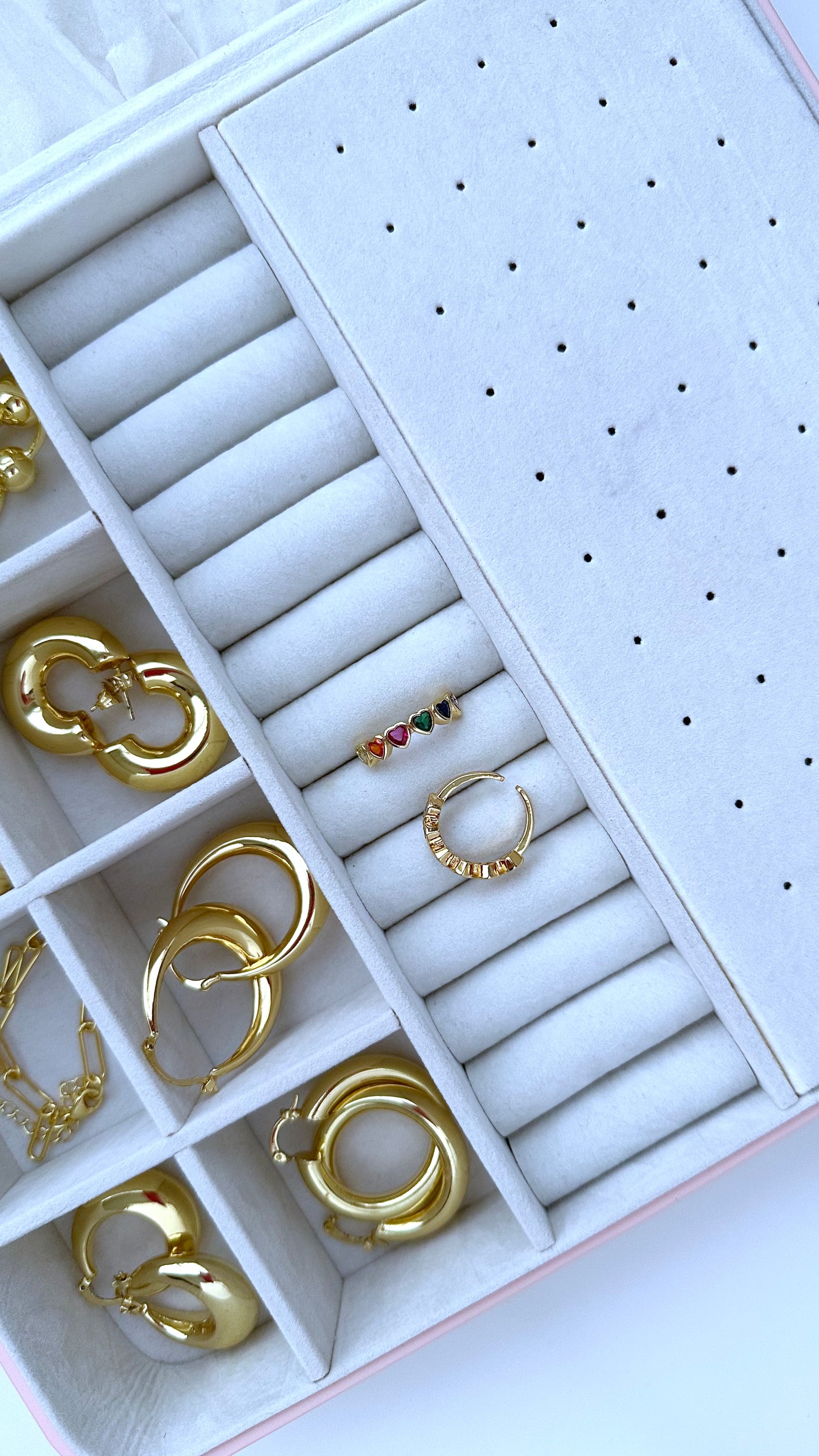 Anillo Ajustable Corazones