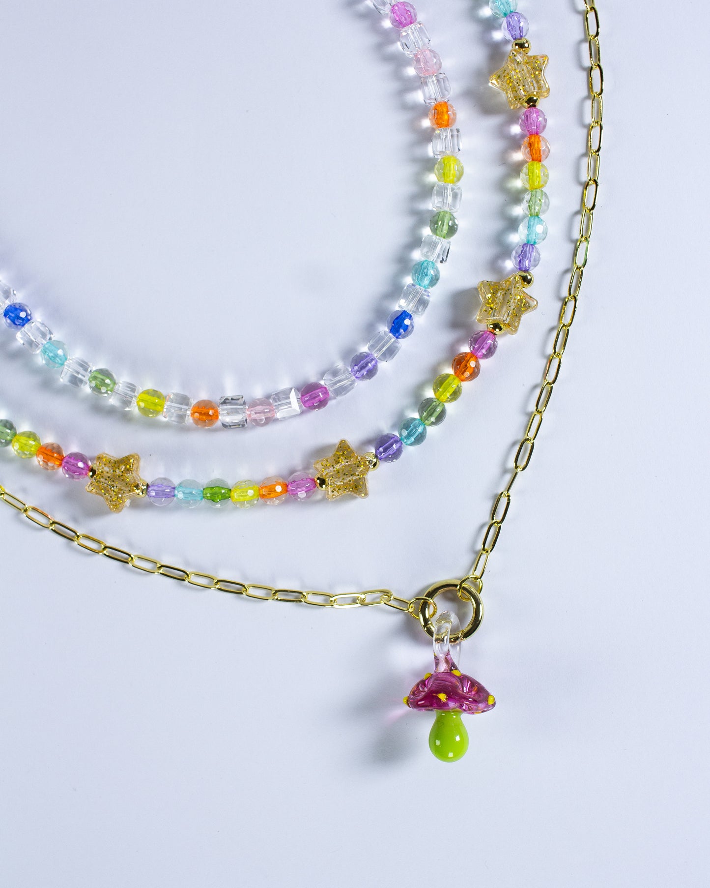 Cadena Hongo Cristal
