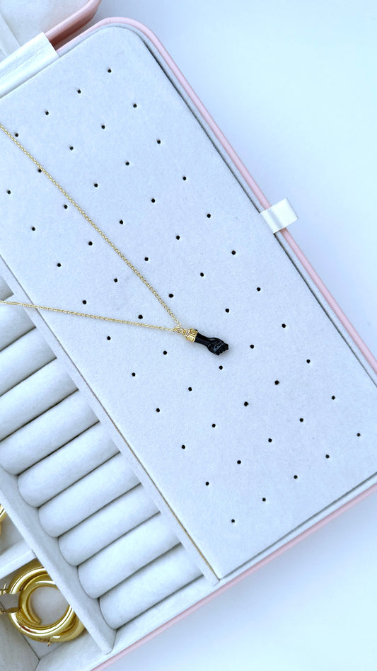Cadena Azabache Negro
