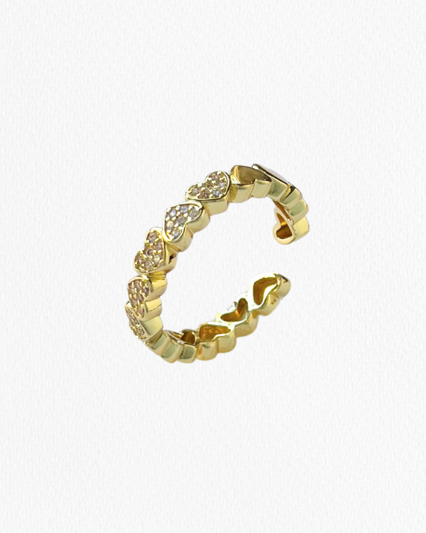 Anillo Ajustable Corazones