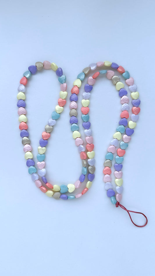 Sujetador Para Celular Largo Corazones