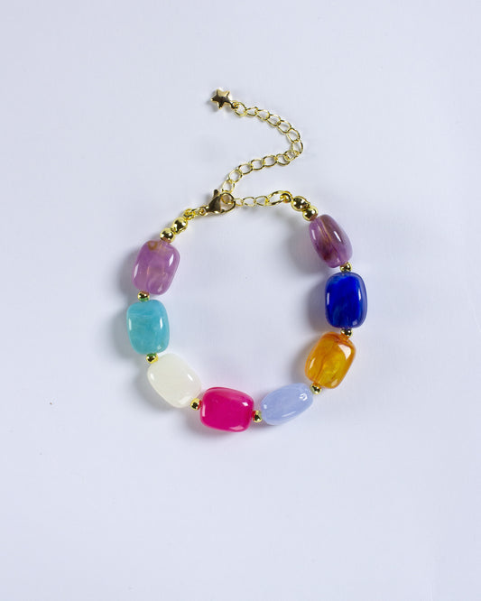 Brazalete Piedras Multicolor