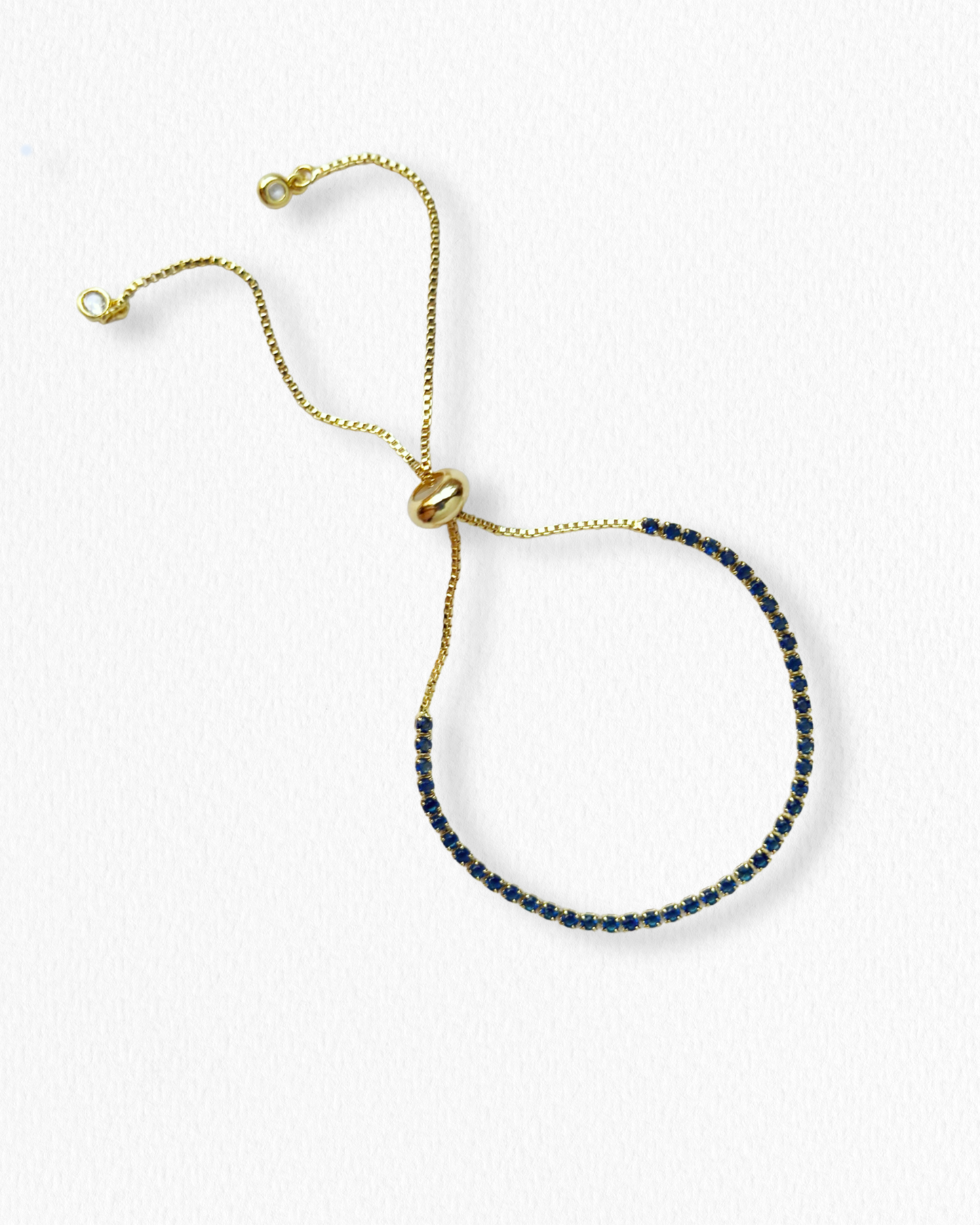 Skinny Tennis Bracelet Azul