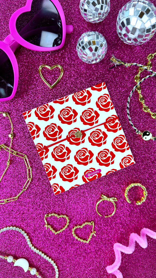 Brazalete Hilo Rojo Rosa