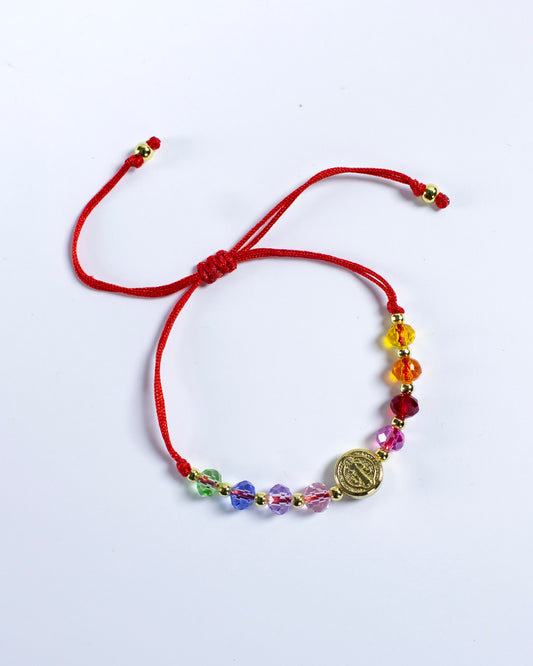 Brazalete San Benito + Cristales