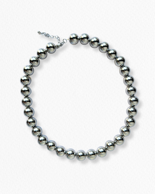 Choker Balines Plateado