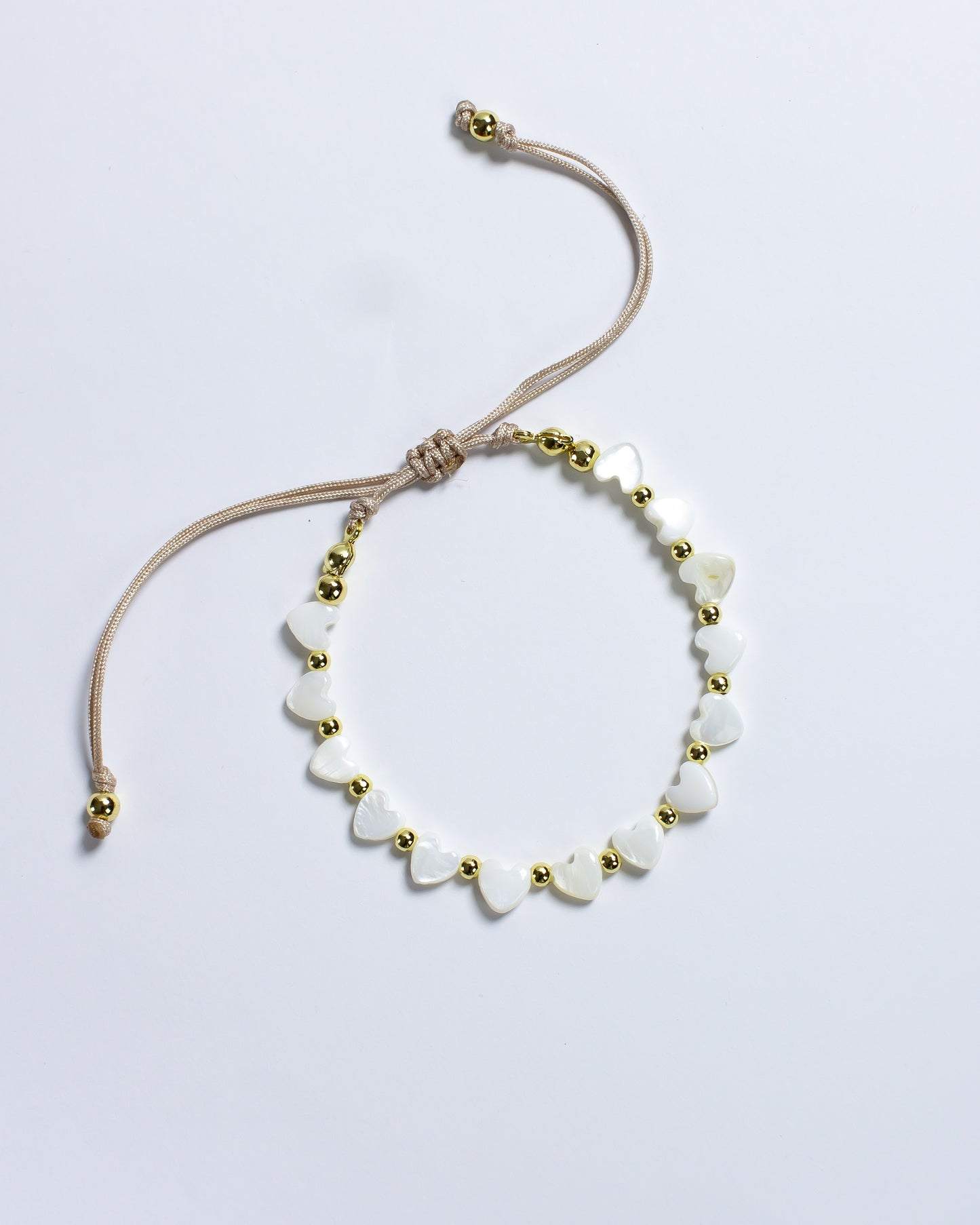 Brazalete Corazón Nácar Pequeño