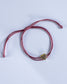 Brazalete Corazón Hilo Rosa