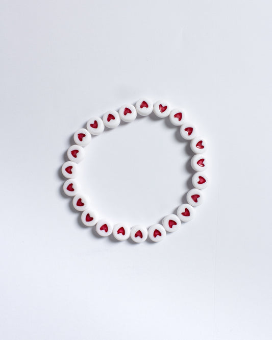 Brazalete Corazones Rojos
