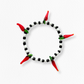 Brazalete Jalapeños Blanco y Negro
