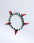 Brazalete Jalapeños Blanco y Negro