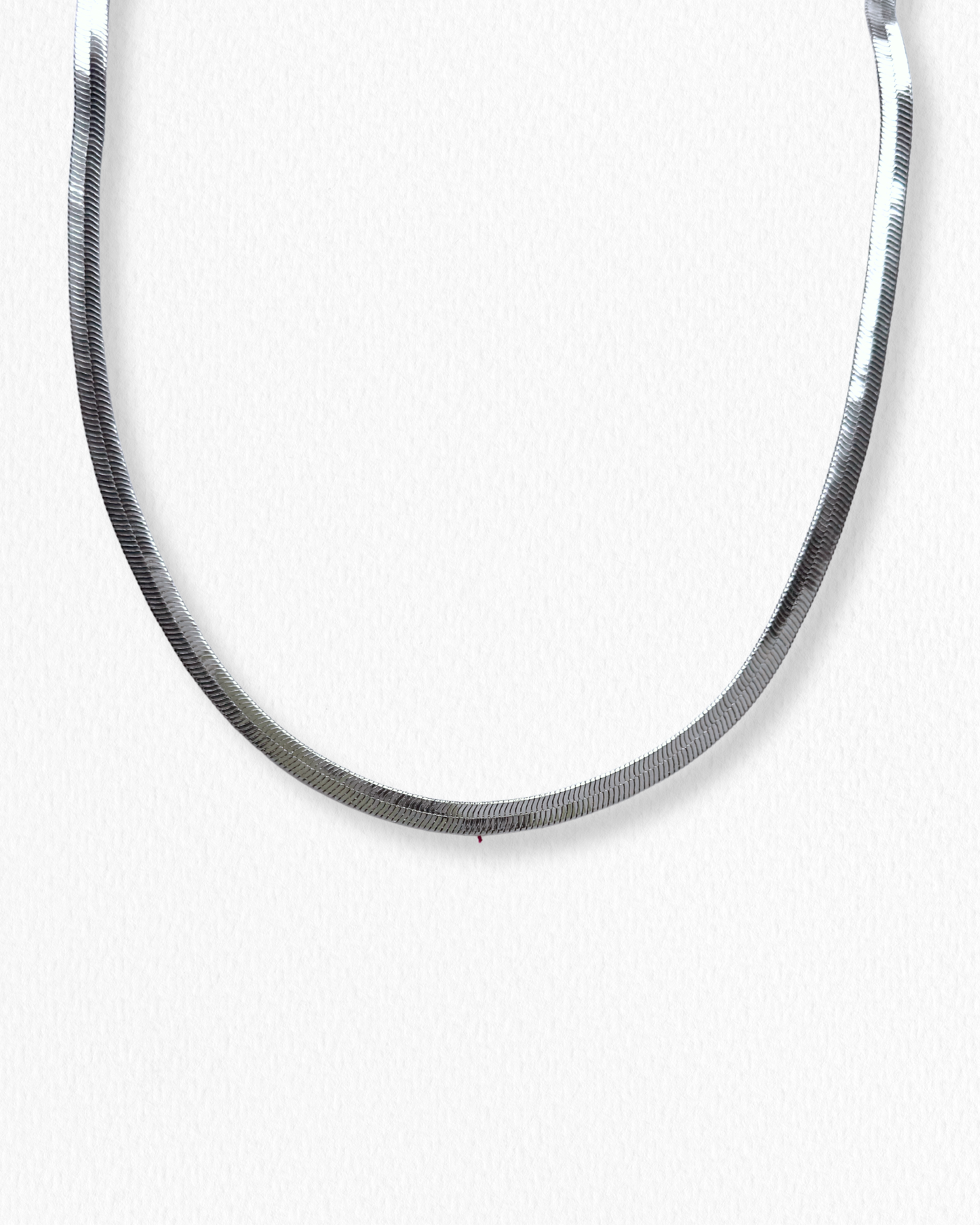 Cadena Tipo Serpiente Plateada