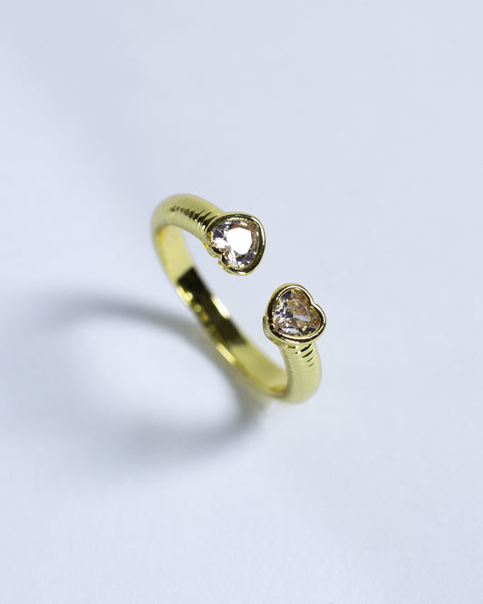 Anillo Ajustable Corazones