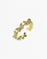 Anillo Ajustable Mariposas Dorado