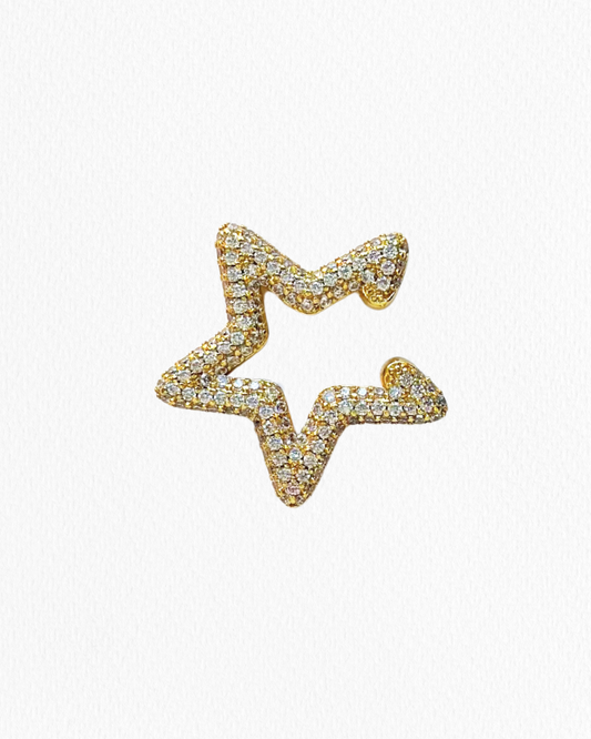 Ear Cuff Estrella Dorado