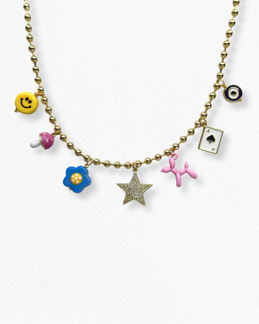 Collar Multicharms Confetti