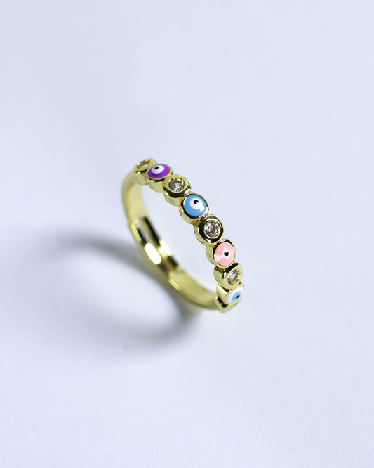 Anillo Ajustable Ojo Turco