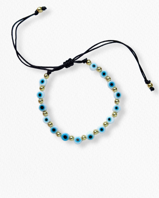Brazalete Ojo Turco Blanco