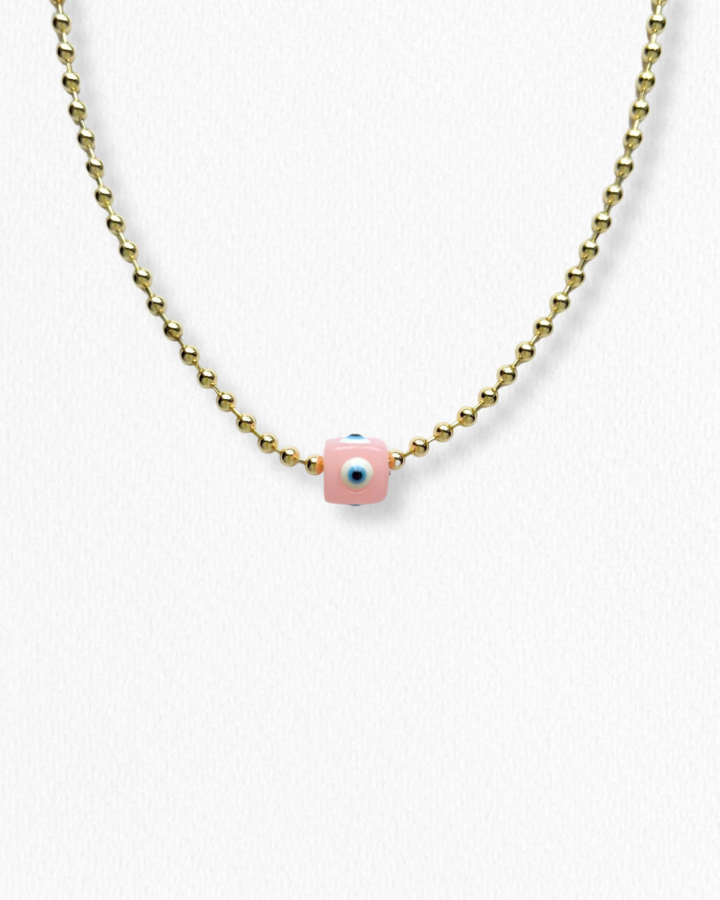 Cadena Ojo Turco Rosa