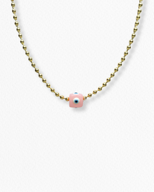Cadena Ojo Turco Rosa