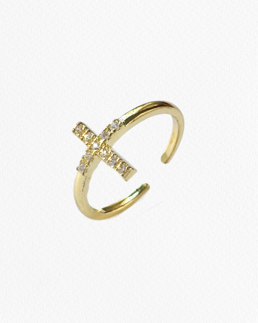 Anillo Ajustable Cruz