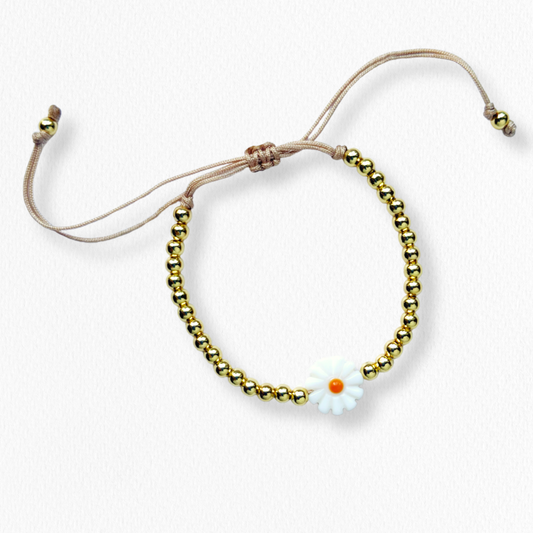 Brazalete Flor Nácar