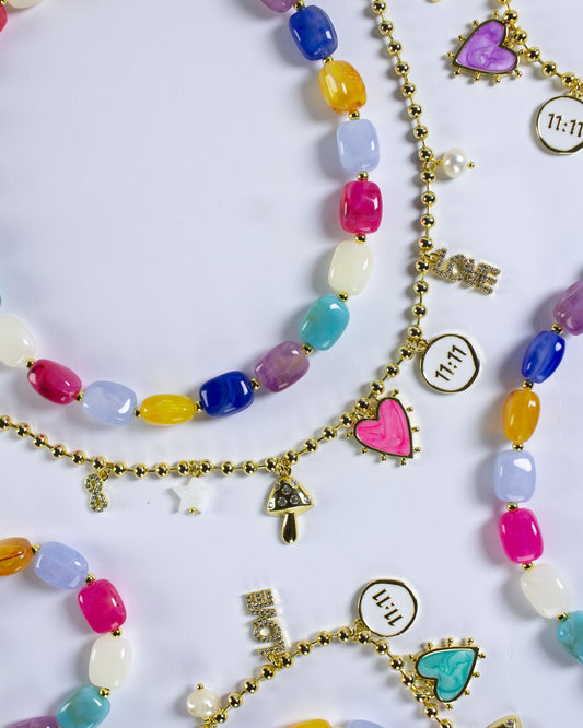 Choker Piedras Multicolor