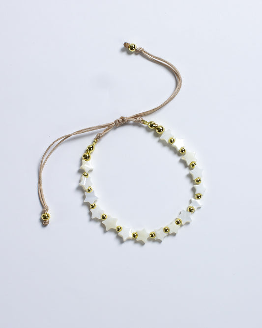 Brazalete Estrellas Nácar Pequeñas