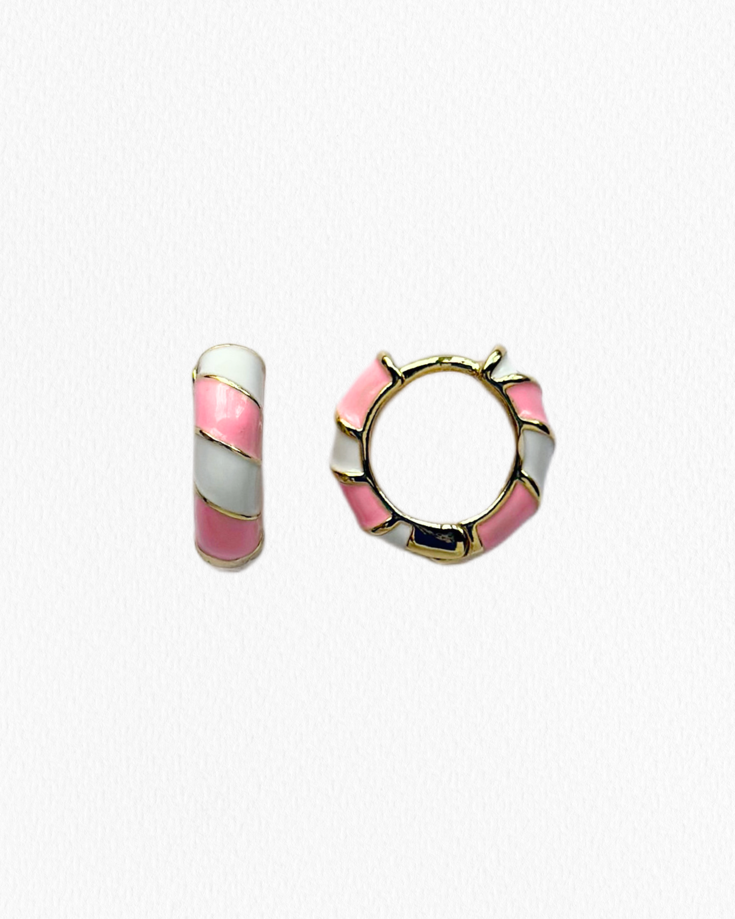 Argollas Rosa y Blanco