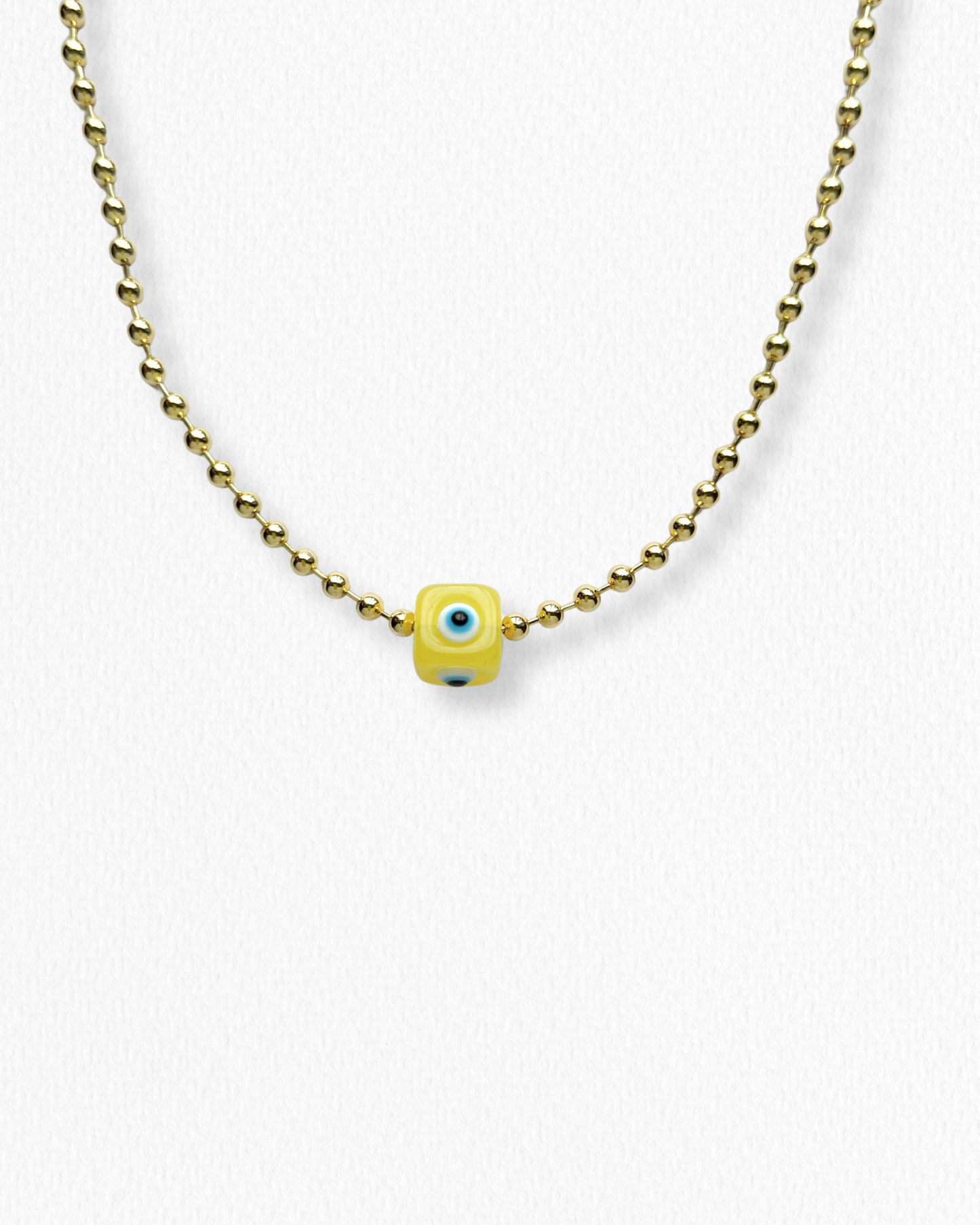 Cadena Ojo Turco Amarillo