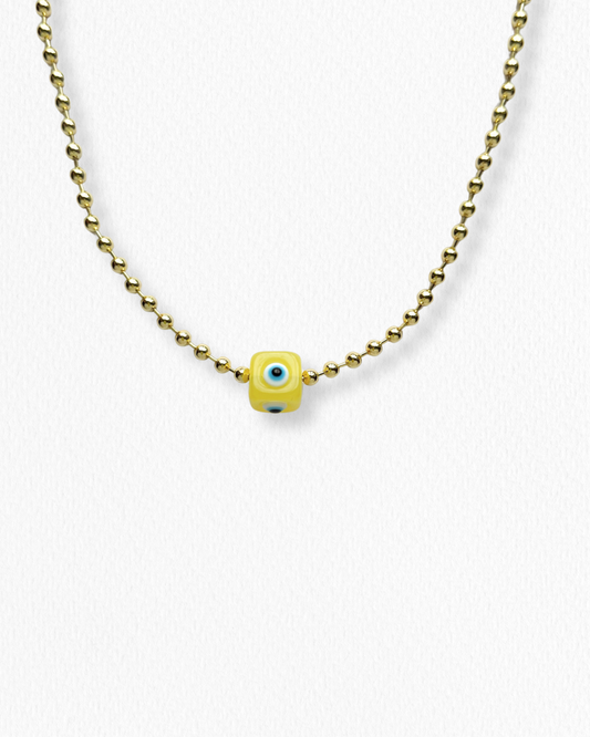 Cadena Ojo Turco Amarillo