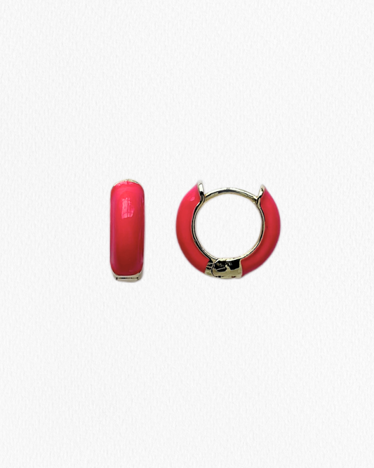 Argollas Fucsia