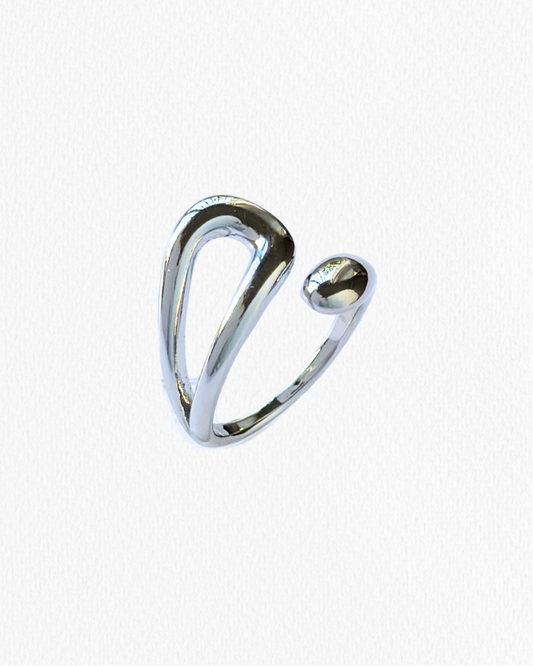 Anillo Ajustable Plateado