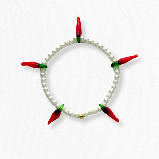 Brazalete Jalapeños + Perlas