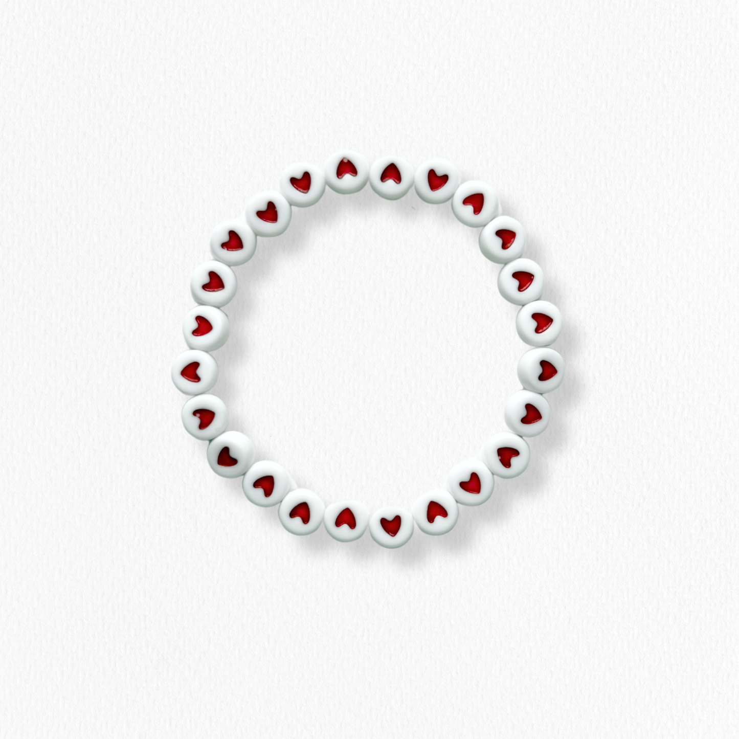Brazalete Corazones Rojos