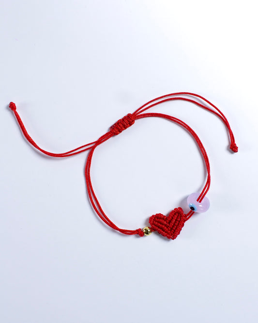 Brazalete Ojo turco Rosado + Corazón