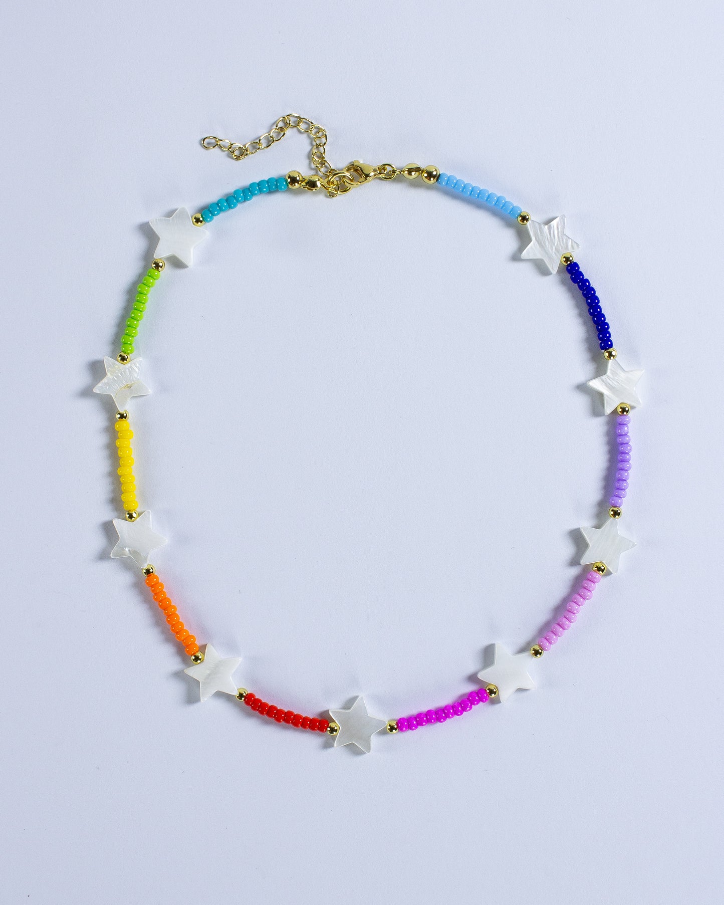 Choker Estrellas nácar