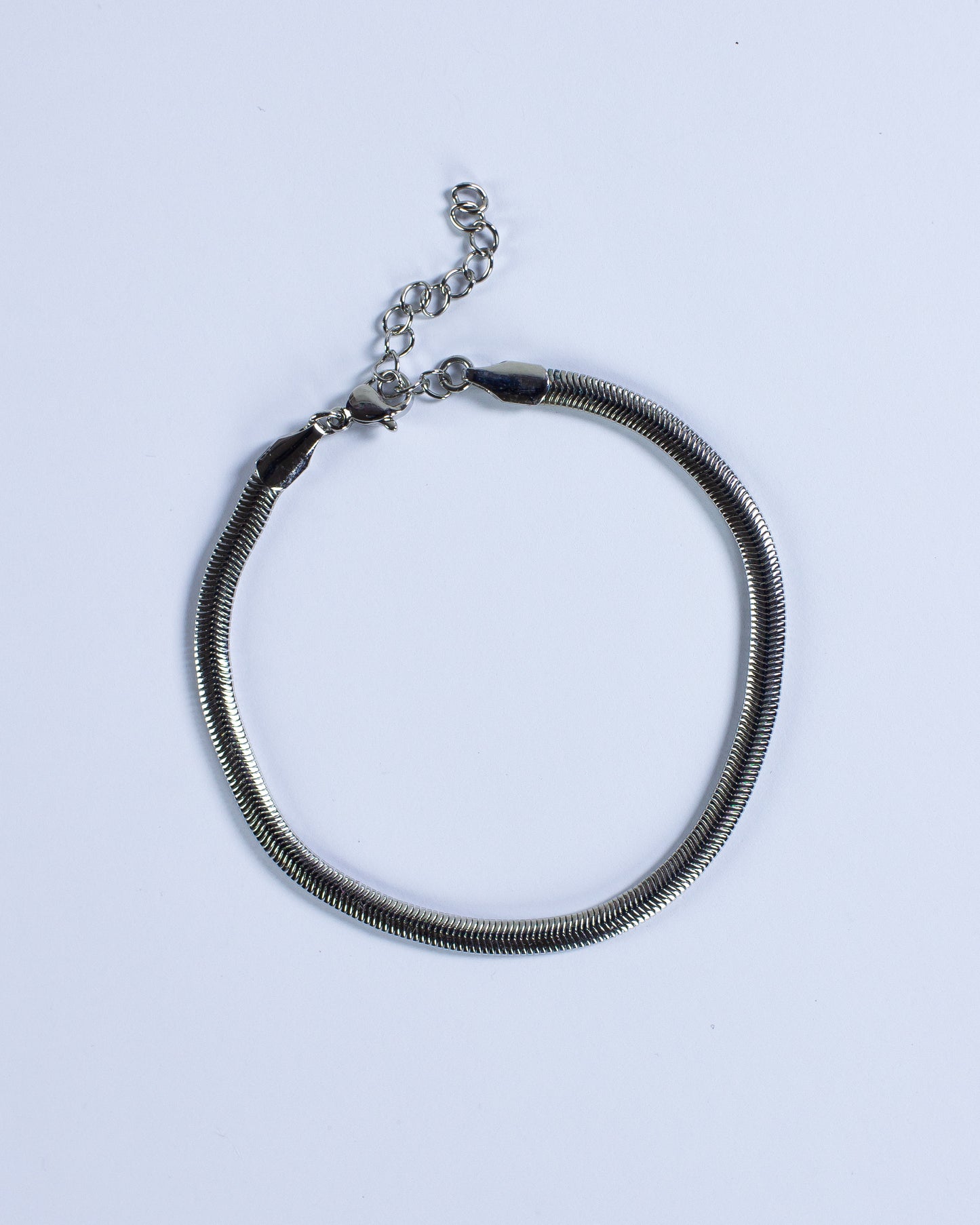 Brazalete Serpiente Plateado
