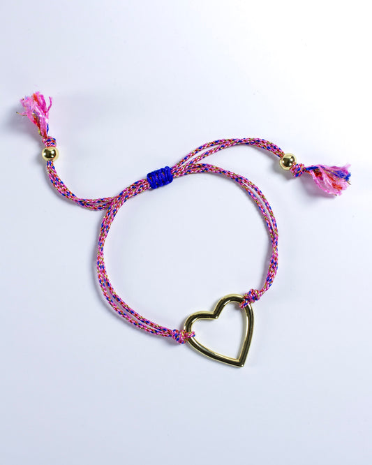 Brazalete Corazón Rosa