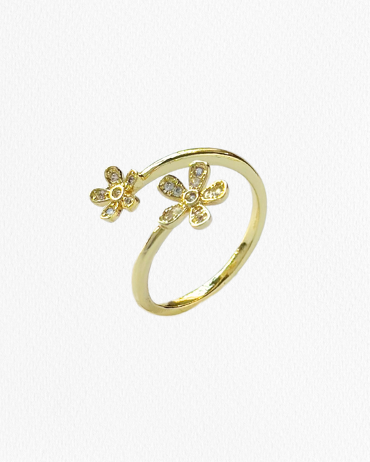 Anillo Ajustable Flores