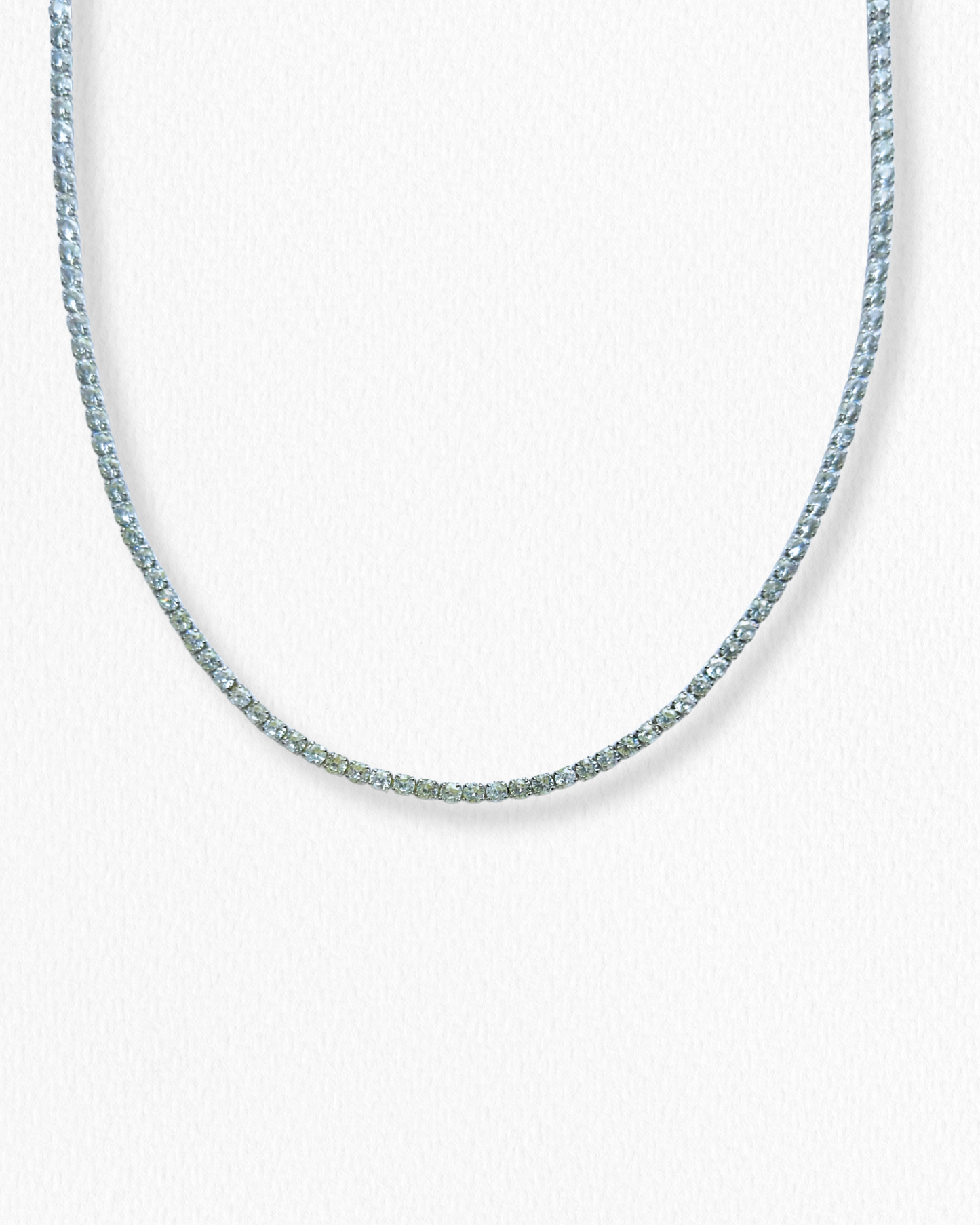 Tennis Choker Plateado